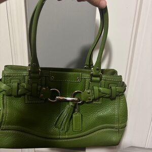 Green Coach 2008 Leather Bag